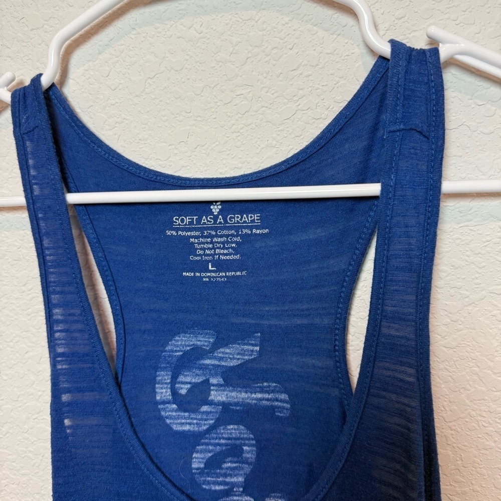 KC Women's Navy Tank Top - Picture 3 of 4
